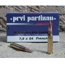 Cartouches Partizan Cal. 7,5x54 MAS 139-Grs FMJ