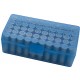 Boîte MTM P50 .38SP/.357 Bleue