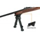 Bipied Universel Acier Caoutchouté QD Semelle Caoutchouc 6.0"-8.5" / 152-216mm