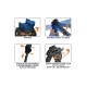 Bipied Universel Acier Caoutchouté QD Semelle Caoutchouc 6.0"-8.5" / 152-216mm